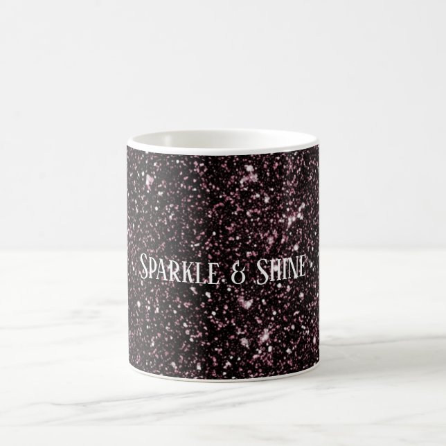 Taza De Café Purple Glitter (Centro)