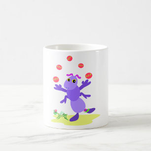 Taza De Café Purple Grasshopper Juving Fun Crema