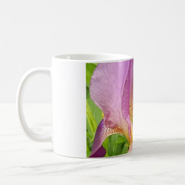 Taza De Café Purple Iris Coffee Mug (Izquierda)