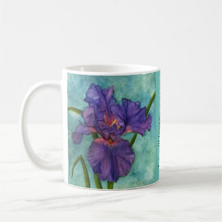 Taza De Café Purple Iris Scriptural Animación JW