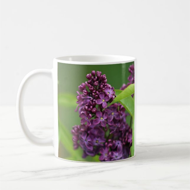 Taza De Café Purple Lilac Mug (Izquierda)