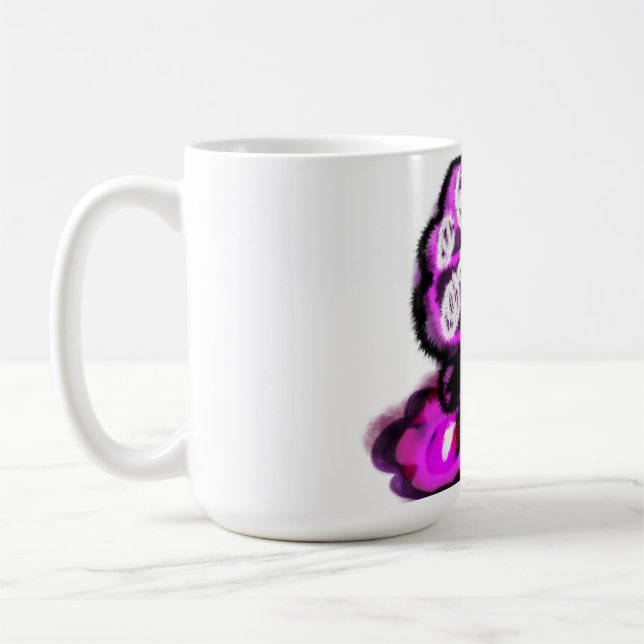 Taza De Café Purple peacock (Izquierda)