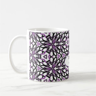 Taza De Café Purple power Boss mamá personalizable