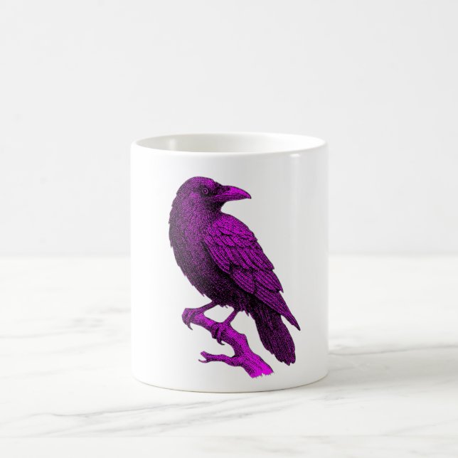 Taza De Café Purple Raven Solo (Centro)