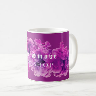 Taza De Café Purple Smoke Vape Shop