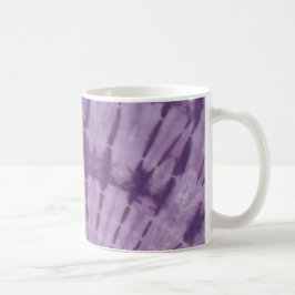 Taza De Café Purple Tie Dye Mug