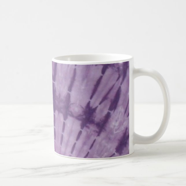 Taza De Café Purple Tie Dye Mug (Derecha)