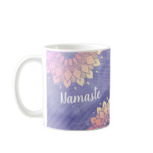 Purple Yoga Instructor Rose Gold Mandala