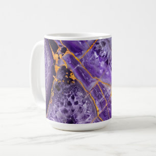 Taza De Café Púrpura Amatista