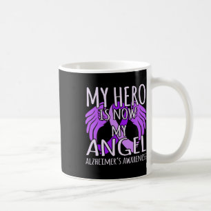 Taza De Café Púrpura de concientización de mi Angel Alzheimerhe