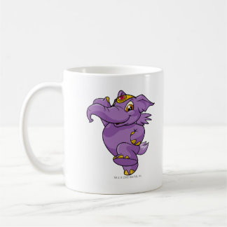 Taza De Café Púrpura de Elephante