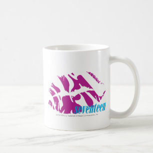Taza De Café Púrpura de la cebra