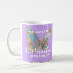 Taza De Café Púrpura de regalo de profesor personalizado virtu