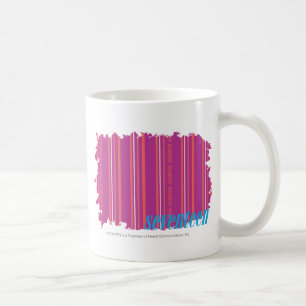Taza De Café Púrpura fina 2 de las rayas