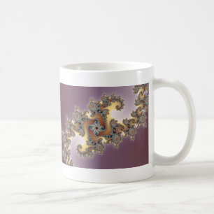 Taza De Café Púrpura - Fractal