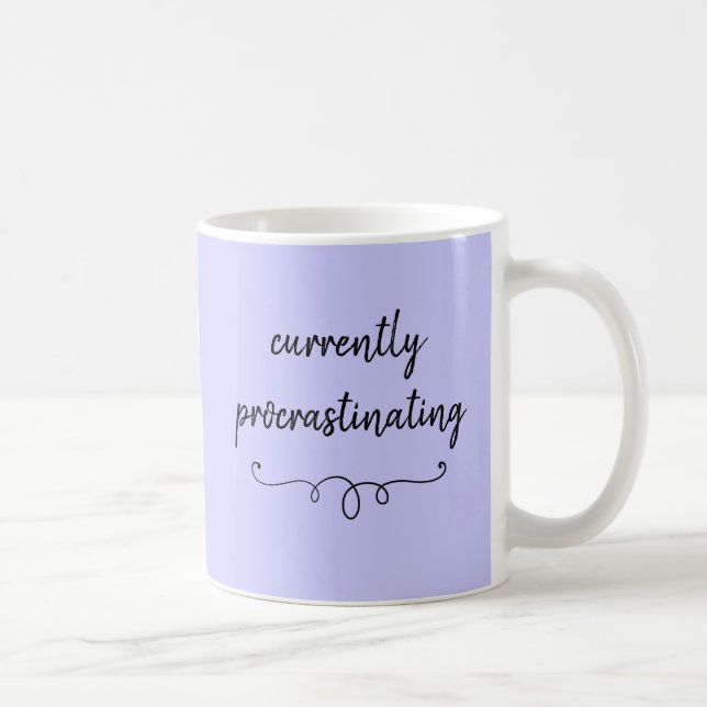 Taza De Café Púrpura Mug Púrpura de Periwinkle (Derecha)