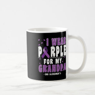 Taza De Café Púrpura por la concienciación sobre el Alzheimer d