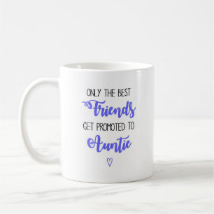 Taza De Café Púrpura promovida a tía Mug