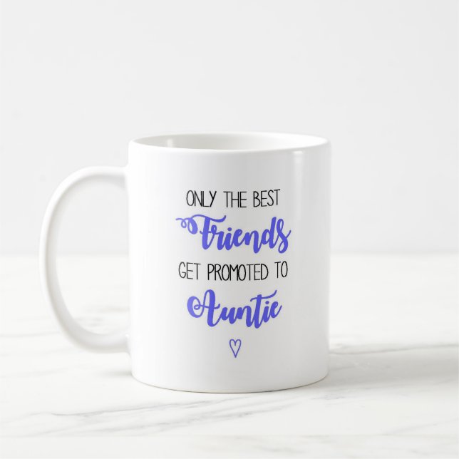 Taza De Café Púrpura promovida a tía Mug (Izquierda)