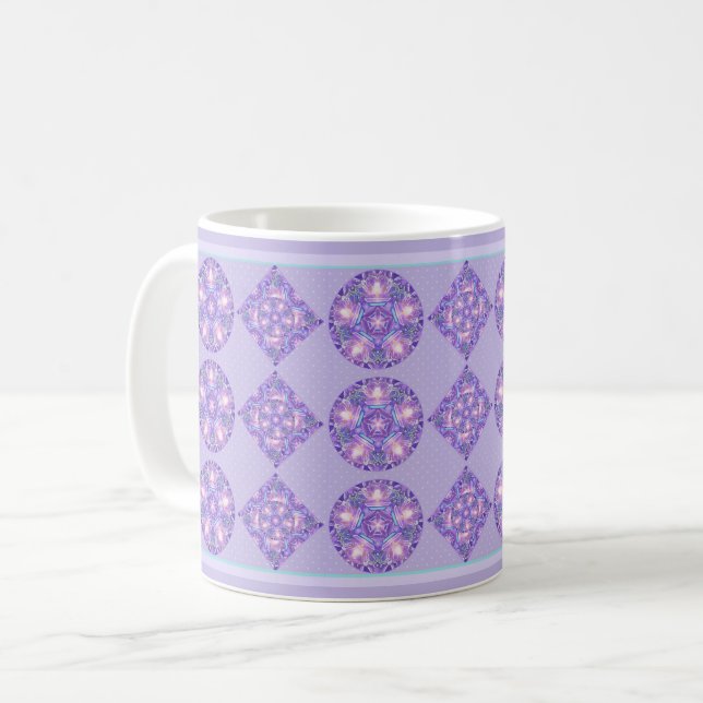 Taza De Café Púrpura W1 (Anverso izquierdo)
