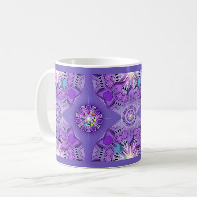 Taza De Café Púrpura W2 (Anverso izquierdo)