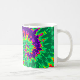 Taza De Café Púrpura y verde tinte