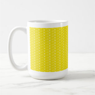 Taza De Café Purpurina Amarillo Mug