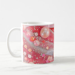 Taza De Café Purpurina de color Pastel de impresión Pearl