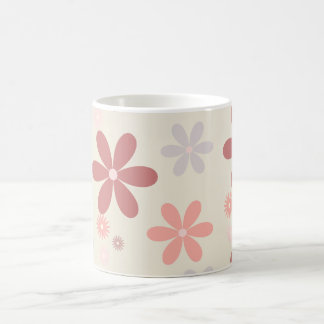 Taza De Café purpurina de jovencita de flor adorable