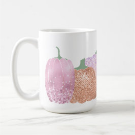 TAZA DE CAFÉ PURPURINA DE LA PAZ Y LA ROPA MIRA LAS PUMPKINAS D