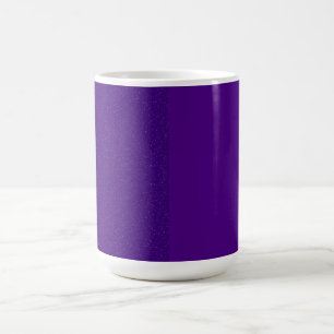 Taza De Café Purpurina dividido y café morado mate (Personaliza