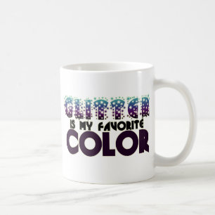 Taza De Café Purpurina es mi color favorito