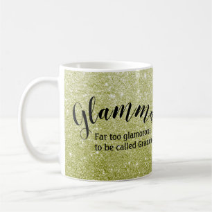 Taza De Café Purpurina Glamma Mug