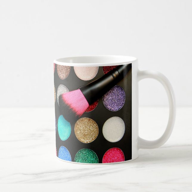 Taza De Café Purpurina Makeup Mug (Derecha)