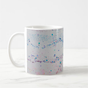 Taza De Café Purpurina Waves Glam 1 (Purpurina falso)
