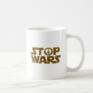 Taza De Café purpurinas detienen las guerras
