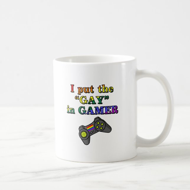 Taza De Café Puse al GAY en videojugador (Derecha)