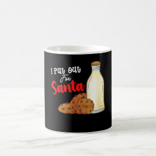 Taza De Café Puse Para Santa Vacaciones De Navidad Familia