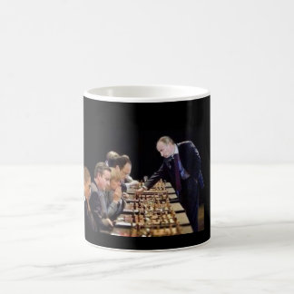Taza De Café Putin juega al ajedrez