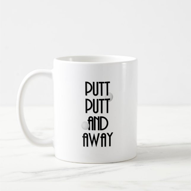 Taza De Café Putt Putt y Away (Izquierda)