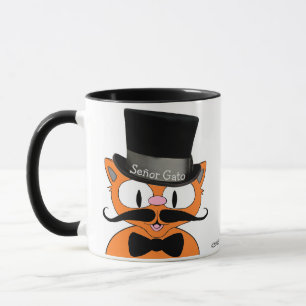 Taza de café "Puttin 'On The Ritz" del Señor Gato