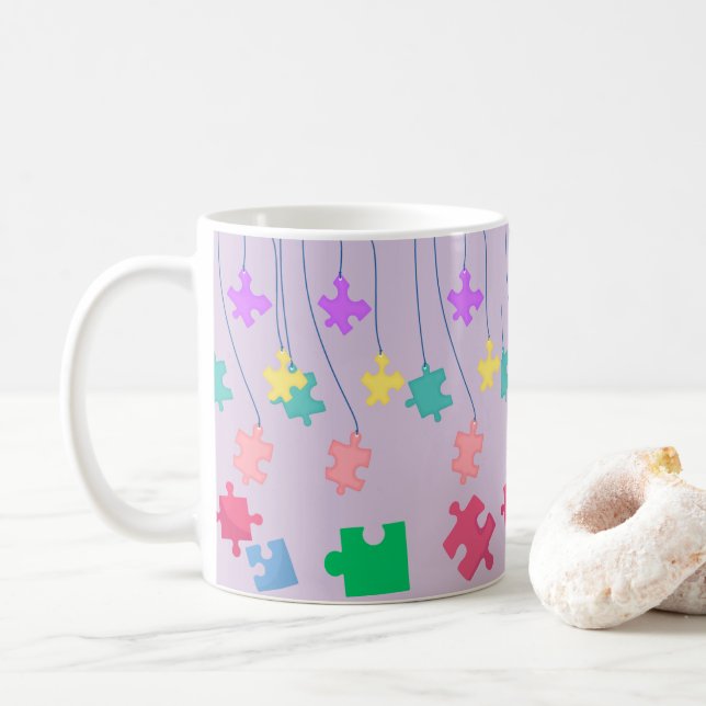 Taza De Café puzles dulces (Con donut)