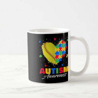 Taza De Café Puzzle Softbyll Ll Heart Autism Conciencia autista