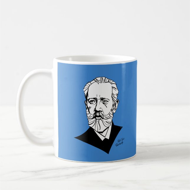 Taza De Café Pyotr Tchaikovsky (Izquierda)