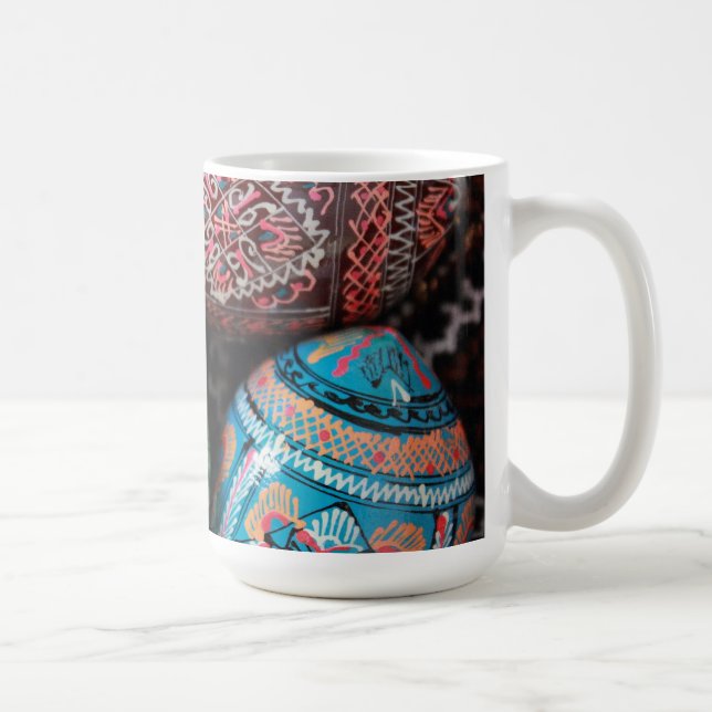 Taza De Café Pysanky ucraniano - Huevos de Pascua (Derecha)