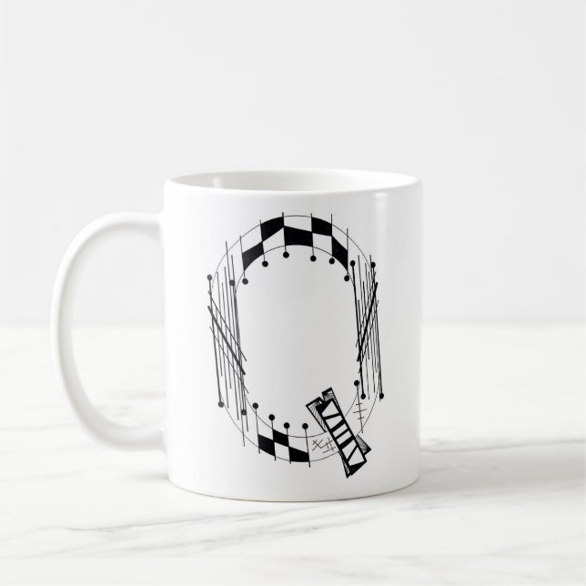 Taza De Café "Q" Café Mug (Izquierda)