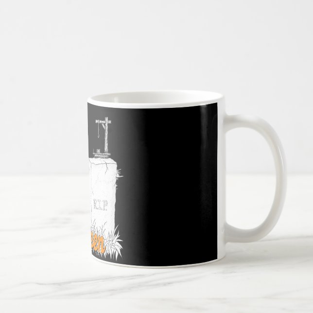 Taza De Café QEPD de Halloween (Derecha)