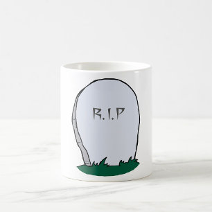 Taza De Café QEPD Gravestone Cemetery Coffee Mug