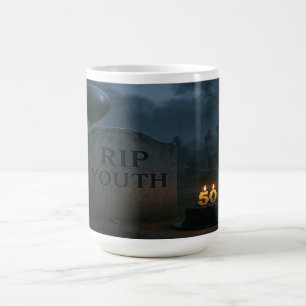 Taza De Café QEPD Juventud: Un Monumento a los 50 Años