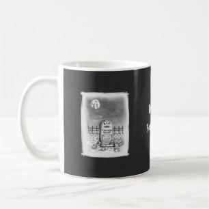 Taza De Café QEPD Máscaras Estúpidas de Sentido Común y Vacuna